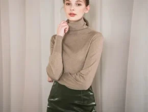 인플추천 고비 실크 캐시미어 립조직 5부 풀오버 TOP 제품